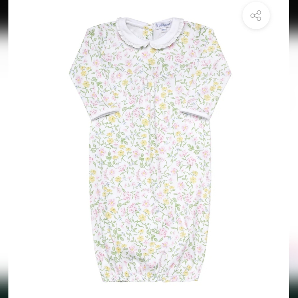 Nellapina 0-3 month Floral Gown